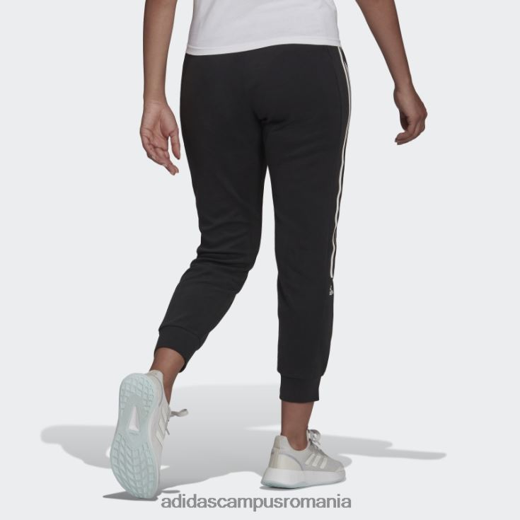 adidas campus romania aeroready, fabricați pentru antrenament, pantaloni de bumbac negri femei negru J266N223834