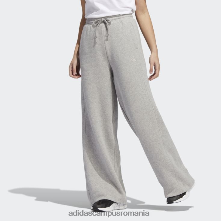 adidas campus romania all szn fleece pantaloni largi gri mediu adidas femei gri mediu J266N223940