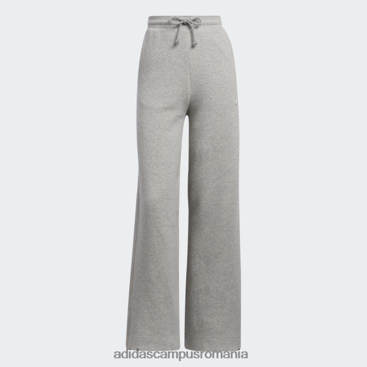 adidas campus romania all szn fleece pantaloni largi gri mediu adidas femei gri mediu J266N223940