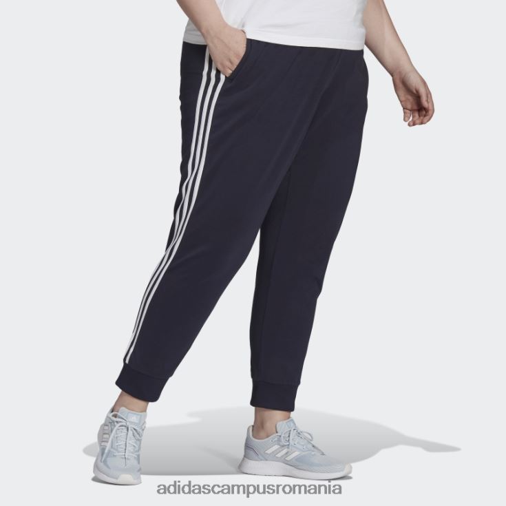 adidas campus romania cerneală pentru pantaloni cu 3 dungi (plus mărime). femei cerneală/alb J266N223269