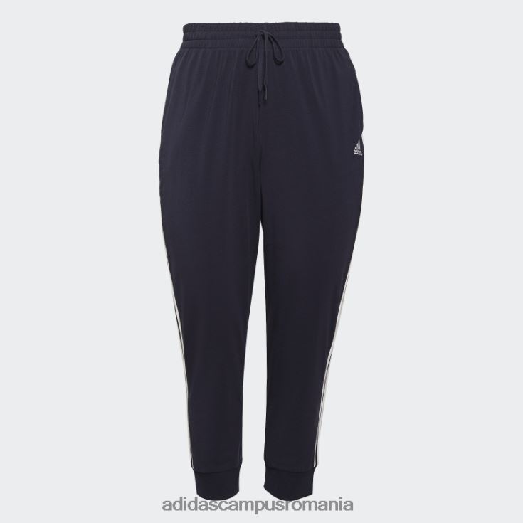 adidas campus romania cerneală pentru pantaloni cu 3 dungi (plus mărime). femei cerneală/alb J266N223269