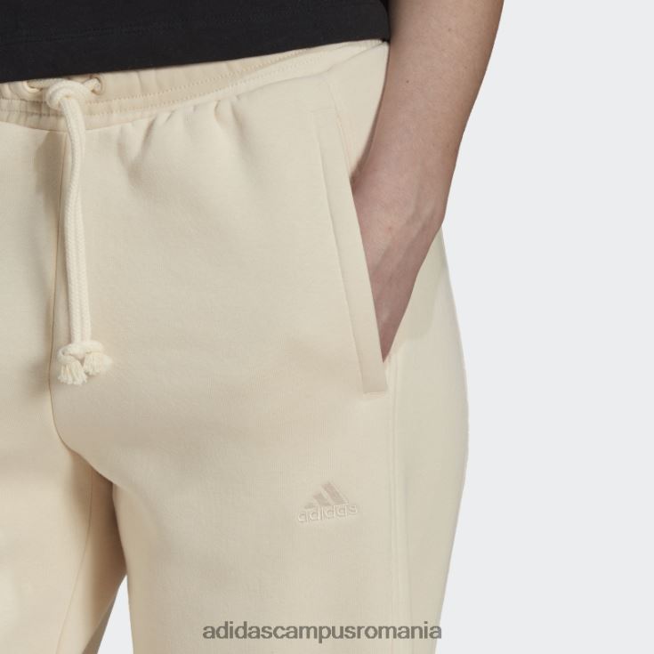 adidas campus romania ecru tint all szn pantaloni fleece femei nuanță ecru J266N223999