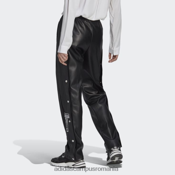 adidas campus romania pantaloni adibreak din piele artificială de centru de culoare neagră adidas femei negru J266N223937