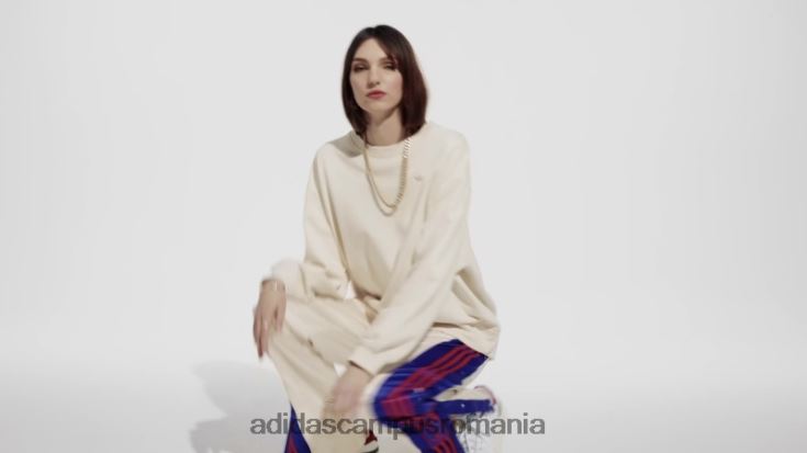 adidas campus romania pantaloni adibreak din satin alb femei alb J266N223819
