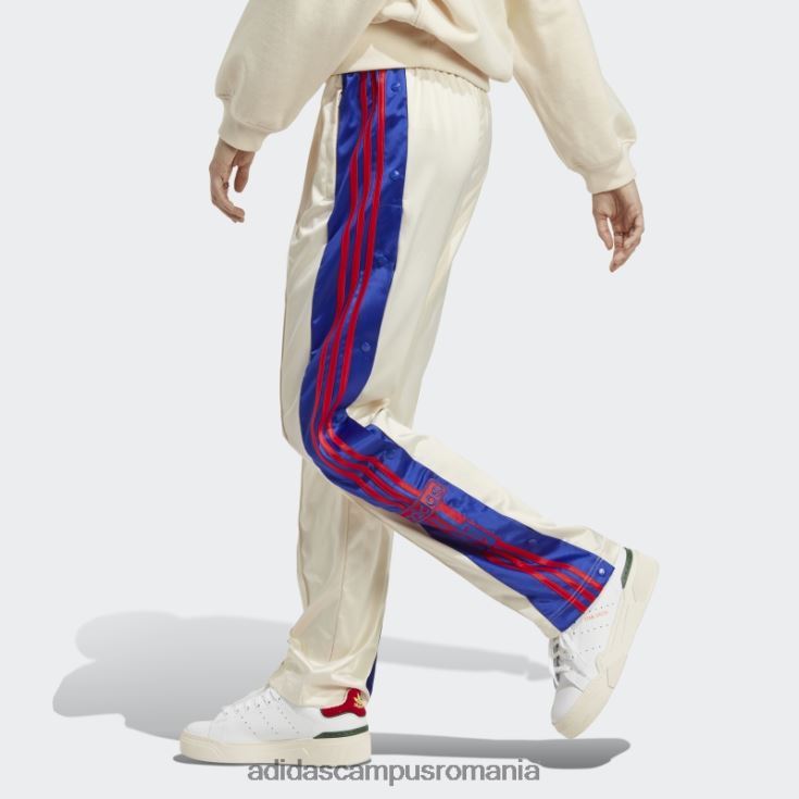 adidas campus romania pantaloni adibreak din satin alb femei alb J266N223819