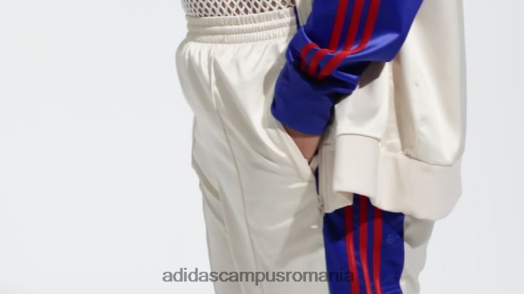 adidas campus romania pantaloni adibreak din satin alb (plus marime) femei alb J266N223291