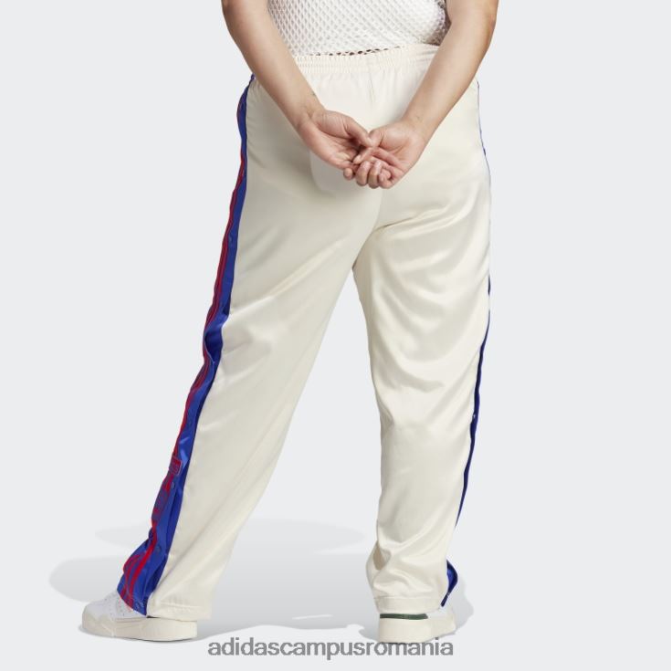 adidas campus romania pantaloni adibreak din satin alb (plus marime) femei alb J266N223291