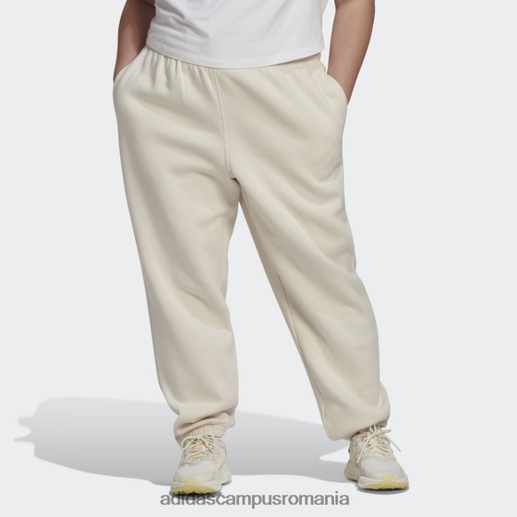 adidas campus romania pantaloni adicolor essentials (plus size) alb femei alb J266N223348