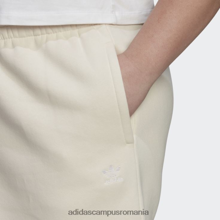 adidas campus romania pantaloni adicolor essentials (plus size) alb femei alb J266N223348