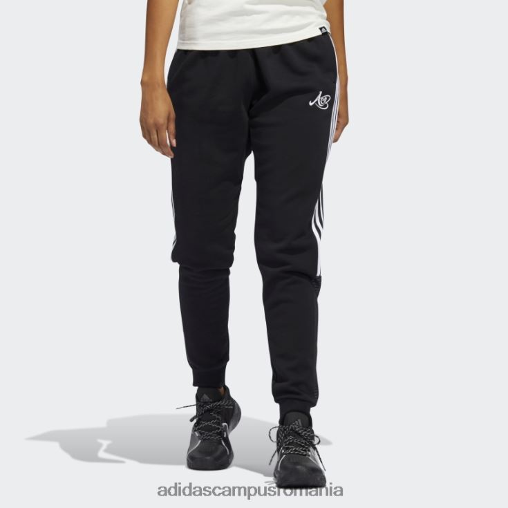 adidas campus romania pantaloni candace parker negri femei alb negru J266N223875
