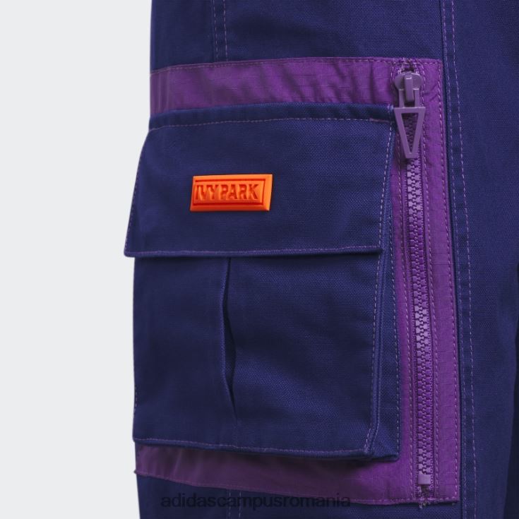 adidas campus romania pantaloni cargo din twill indigo femei indigo J266N223846