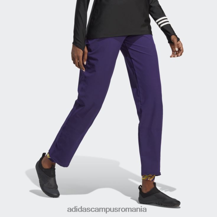 adidas campus romania pantaloni cu imprimeu positivisea violet inchis adidas femei violet închis/albastru J266N223946