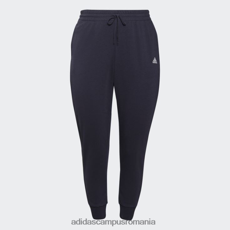 adidas campus romania pantaloni cu sigla French Terry (mărime plus) cerneală femei cerneală/alb J266N223234