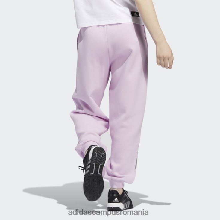 adidas campus romania pantaloni de jogger cu manșete cu grafic floral lila adidas femei liliac J266N223874