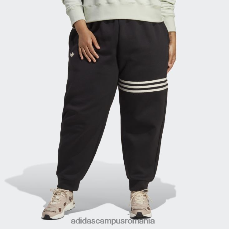 adidas campus romania pantaloni de jogging adicolor neuclassics (plus size) negri femei negru J266N223294