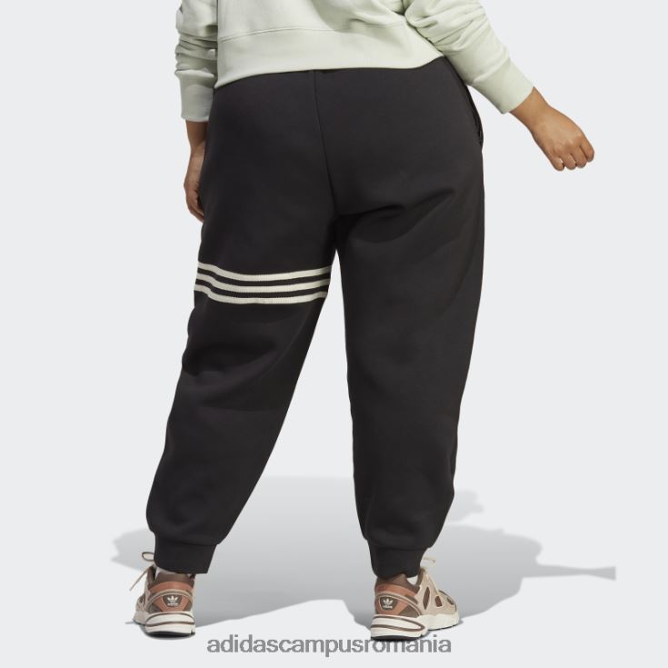 adidas campus romania pantaloni de jogging adicolor neuclassics (plus size) negri femei negru J266N223294
