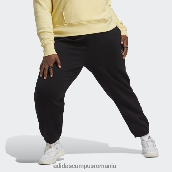 adidas campus romania pantaloni de jogging din lână negri essentials (mărime plus) femei negru J266N223338