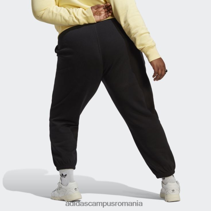 adidas campus romania pantaloni de jogging din lână negri essentials (mărime plus) femei negru J266N223338