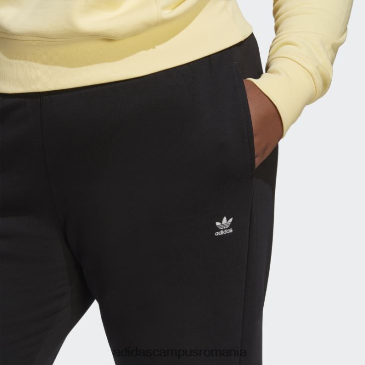 adidas campus romania pantaloni de jogging din lână negri essentials (mărime plus) femei negru J266N223338