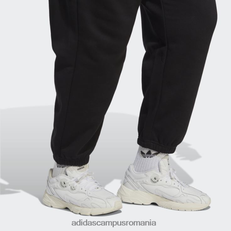 adidas campus romania pantaloni de jogging din lână negri essentials (mărime plus) femei negru J266N223338