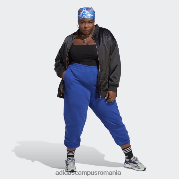 adidas campus romania pantaloni de jogging fleece blue essentials (mărime plus) femei albastru J266N223320