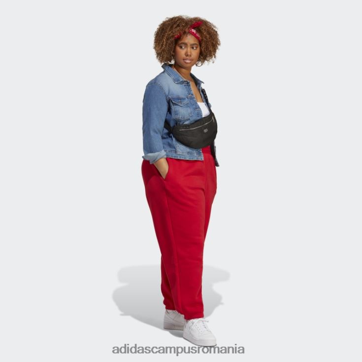adidas campus romania pantaloni de jogging fleece essentials (plus size) stacojiu femei stacojiu J266N223354