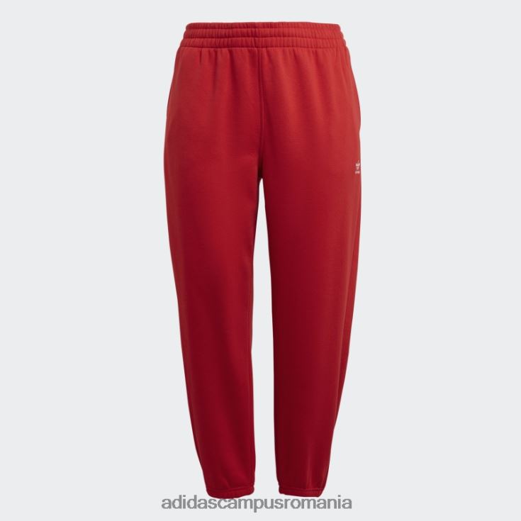 adidas campus romania pantaloni de jogging fleece essentials (plus size) stacojiu femei stacojiu J266N223354