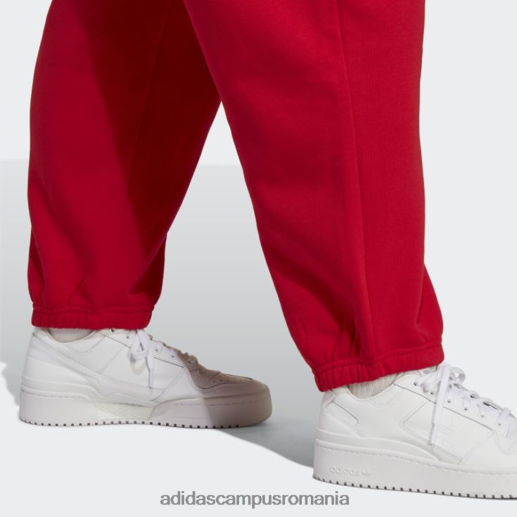 adidas campus romania pantaloni de jogging fleece essentials (plus size) stacojiu femei stacojiu J266N223354