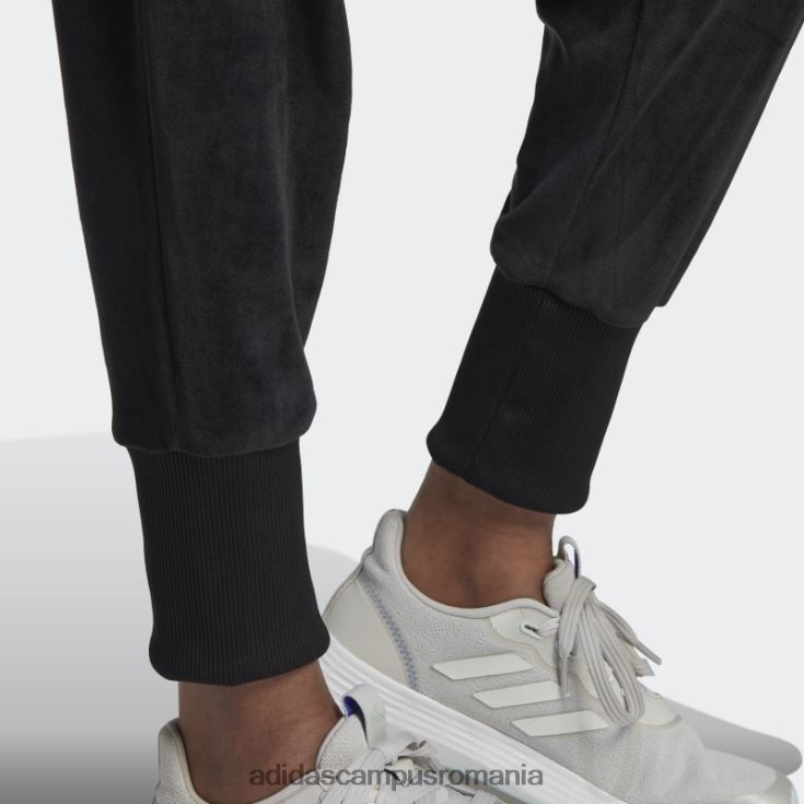 adidas campus romania pantaloni de jogging negri holidayz confortabili din velur adidas femei negru J266N223817