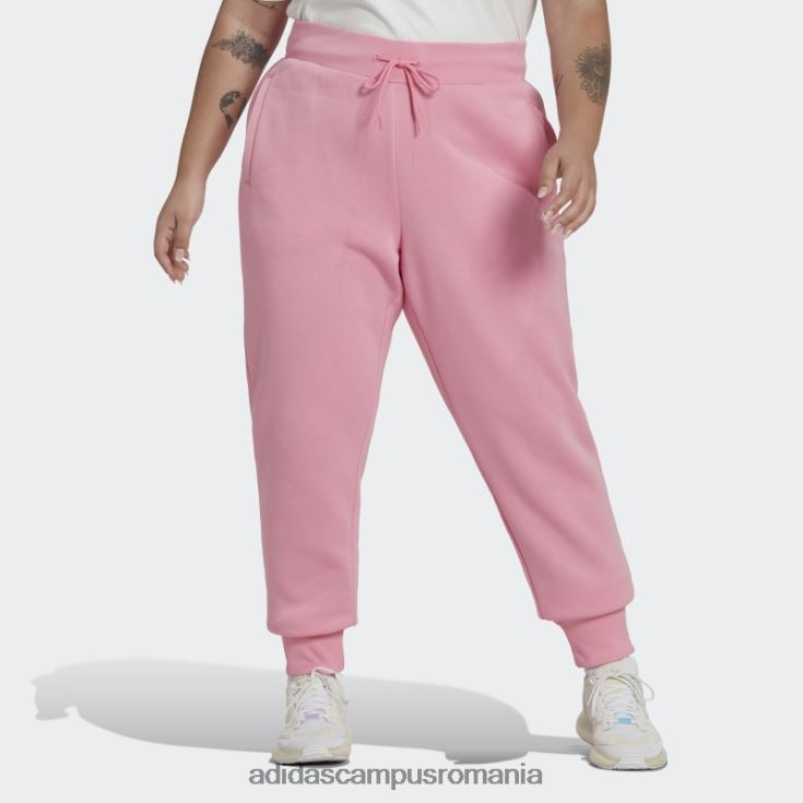 adidas campus romania pantaloni de jogging subțiri din lână adicolor essentials roz (mărime plus) femei roz J266N223350