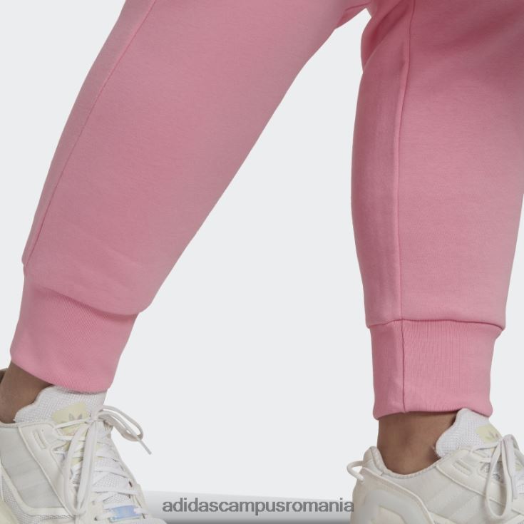adidas campus romania pantaloni de jogging subțiri din lână adicolor essentials roz (mărime plus) femei roz J266N223350