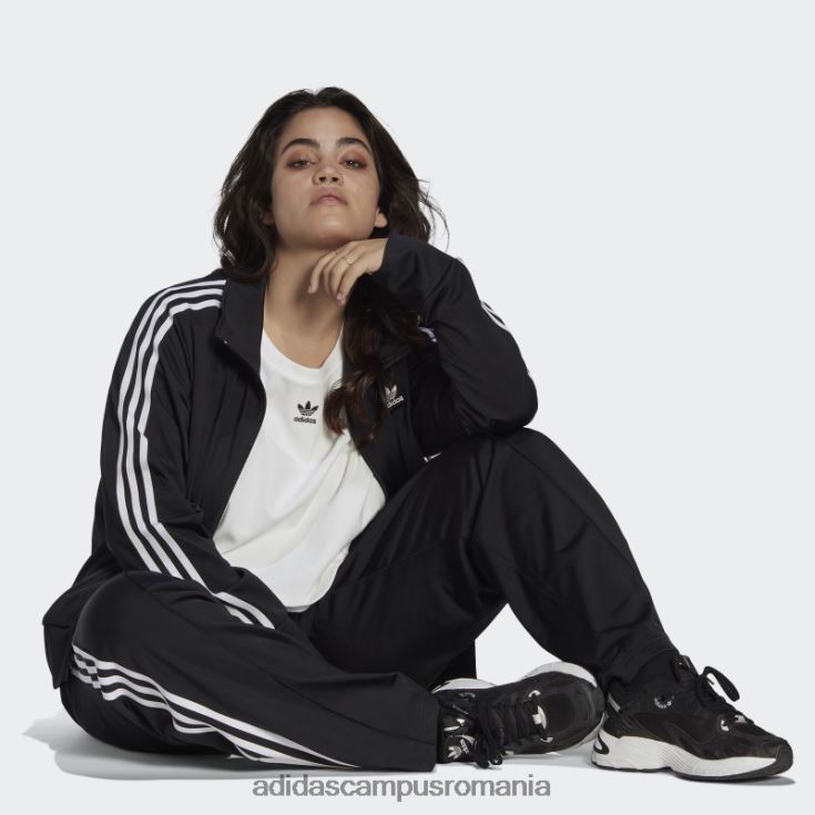 adidas campus romania pantaloni de sport adicolor classics firebird (plus size) negri femei negru J266N223324
