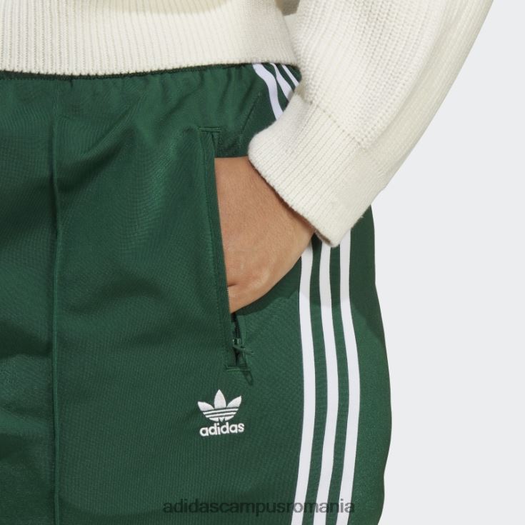 adidas campus romania pantaloni de sport adicolor classics firebird (plus size) verde inchis femei verde inchis J266N223245