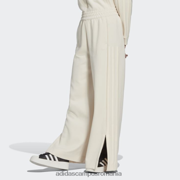 adidas campus romania pantaloni de sport cu dungi groase adicolor contempo albi femei alb J266N223833