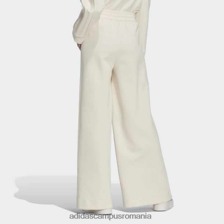adidas campus romania pantaloni de sport cu dungi groase adicolor contempo albi femei alb J266N223833