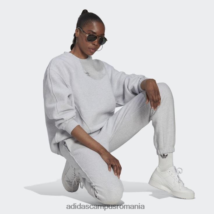 adidas campus romania pantaloni de trening gri deschis heather loungewear femei erica gri deschis J266N224004