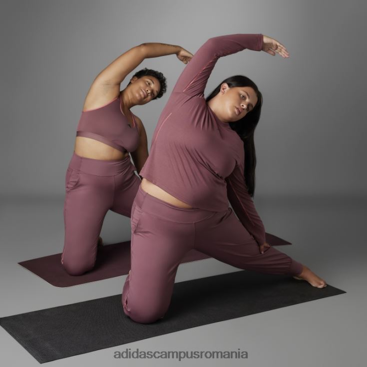 adidas campus romania pantaloni de yoga echilibru autentici (plus marime) adidas burgundy femei Burgundia J266N223250