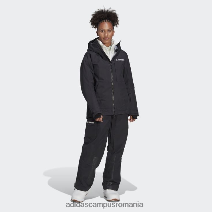 adidas campus romania pantaloni de zapada din nailon post-consum terrex cu 3 straturi negru adidas femei negru J266N223952