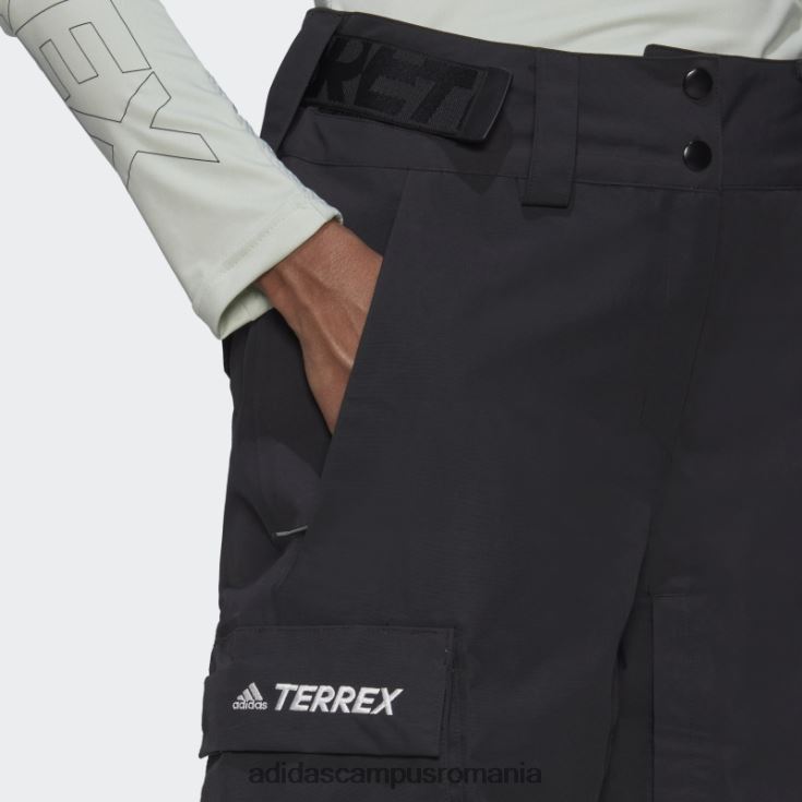 adidas campus romania pantaloni de zapada din nailon post-consum terrex cu 3 straturi negru adidas femei negru J266N223952