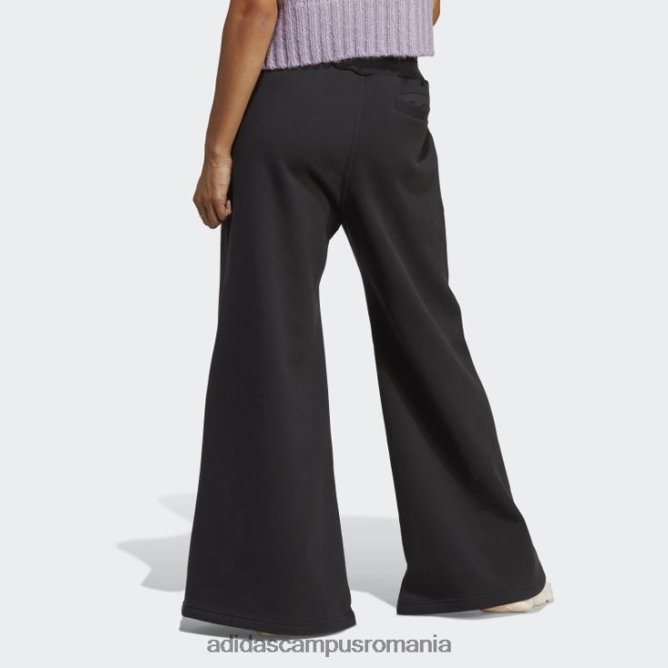 adidas campus romania pantaloni largi din lână lounge negru adidas femei negru J266N223985