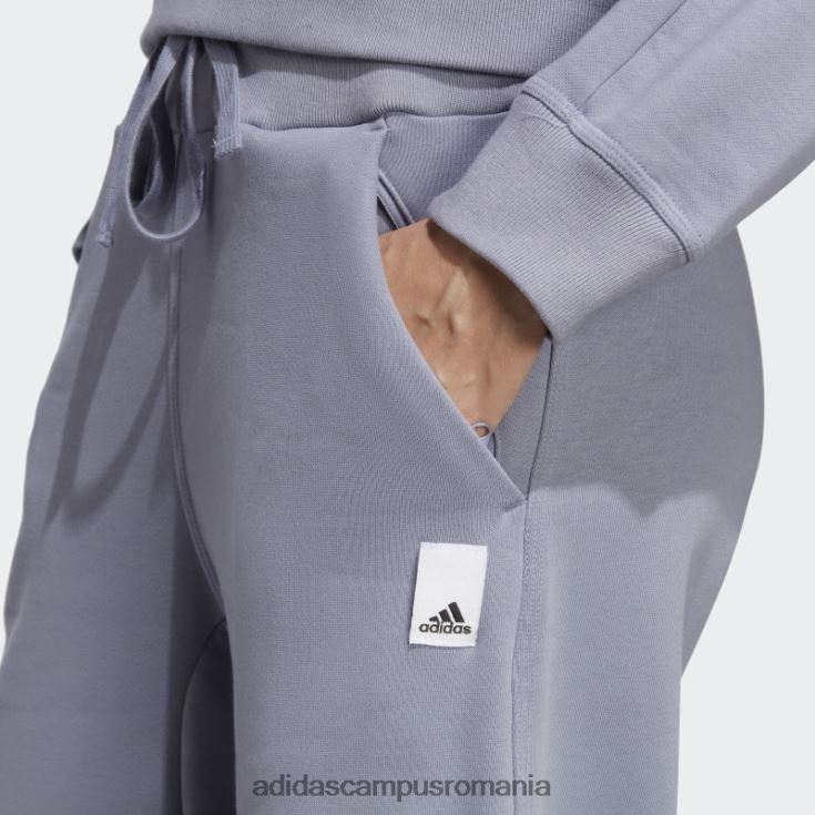 adidas campus romania pantaloni largi lounge fleece violet argintiu adidas femei violet argintiu J266N223922
