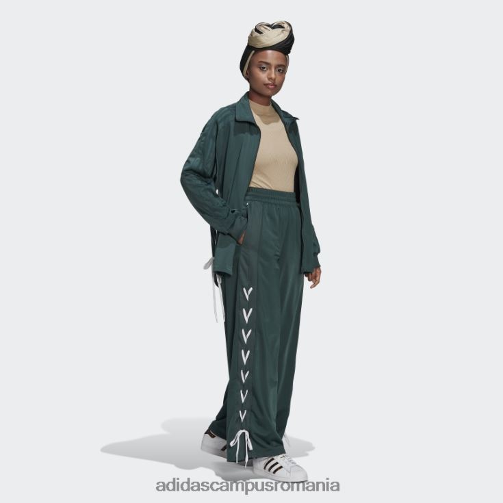 adidas campus romania pantaloni lat cu dantelă întotdeauna original verde mineral femei verde mineral J266N224002