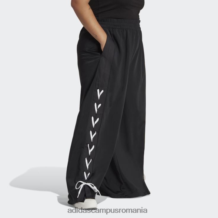 adidas campus romania pantaloni lat cu dantelă întotdeauna originali (plus mărime) negri femei negru J266N223263