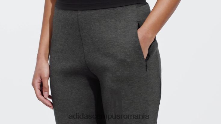 adidas campus romania pantaloni slim-fit cu talie înaltă mission victory negru melange adidas femei melange negru J266N223832