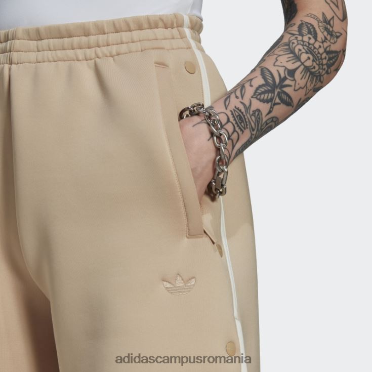 adidas campus romania pantaloni spacer cu detalii de legare bej femei bej J266N224008