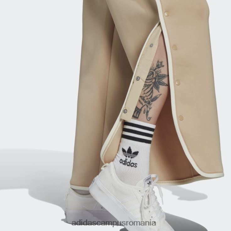 adidas campus romania pantaloni spacer cu detalii de legare bej femei bej J266N224008