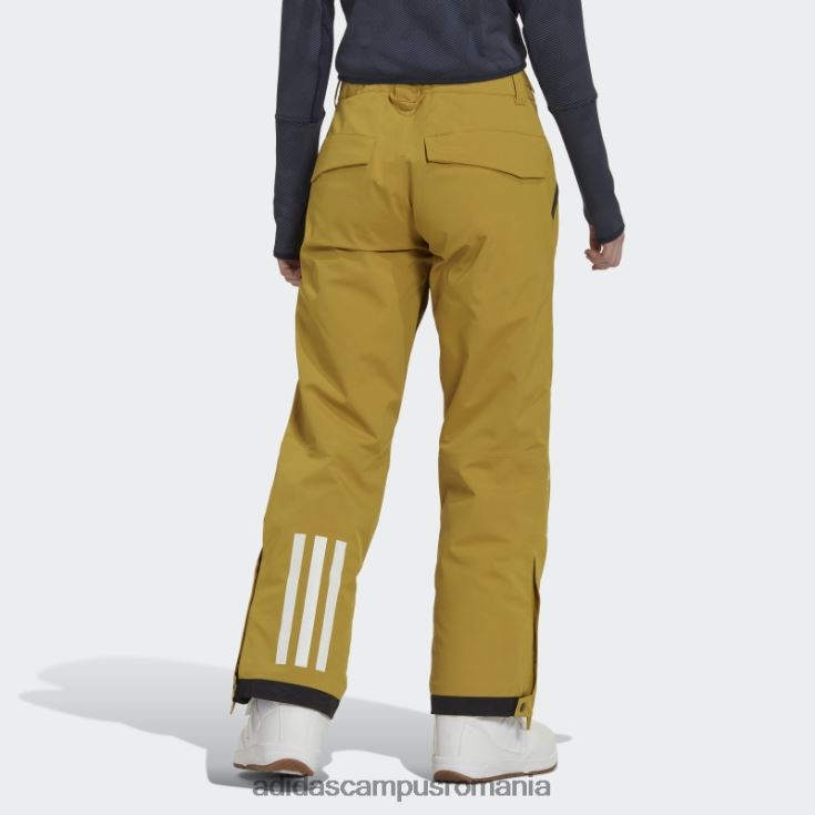 adidas campus romania pantaloni stretch izolati in doua straturi olive resort femei măsline J266N223944