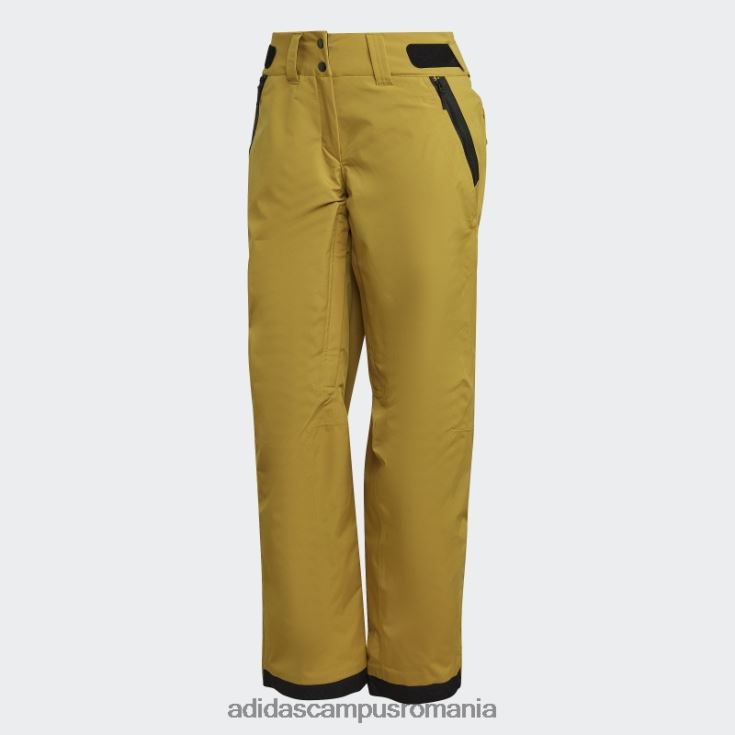 adidas campus romania pantaloni stretch izolati in doua straturi olive resort femei măsline J266N223944