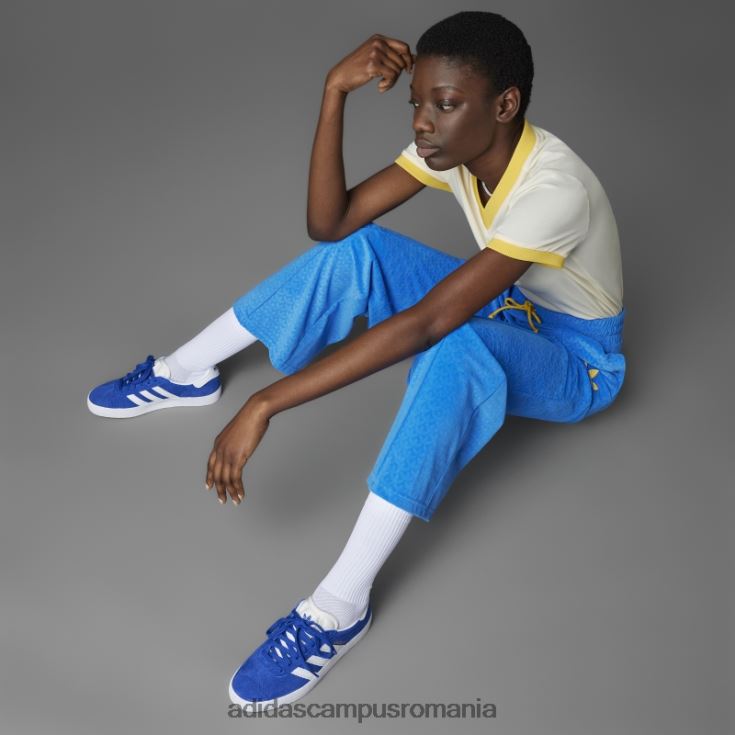 adidas campus romania pasăre albastră adicolor heritage acum pantaloni din velur femei pasare albastra J266N223830
