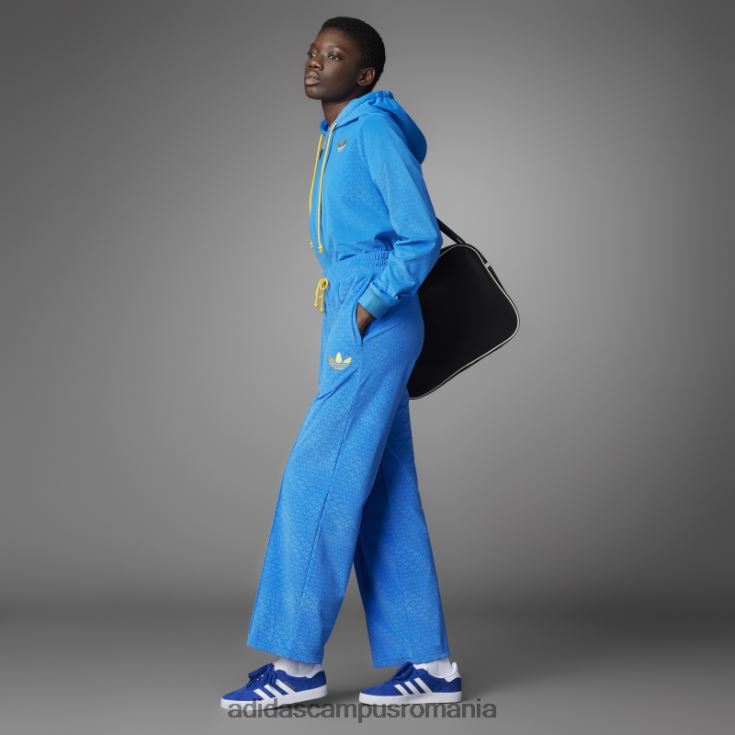 adidas campus romania pasăre albastră adicolor heritage acum pantaloni din velur femei pasare albastra J266N223830